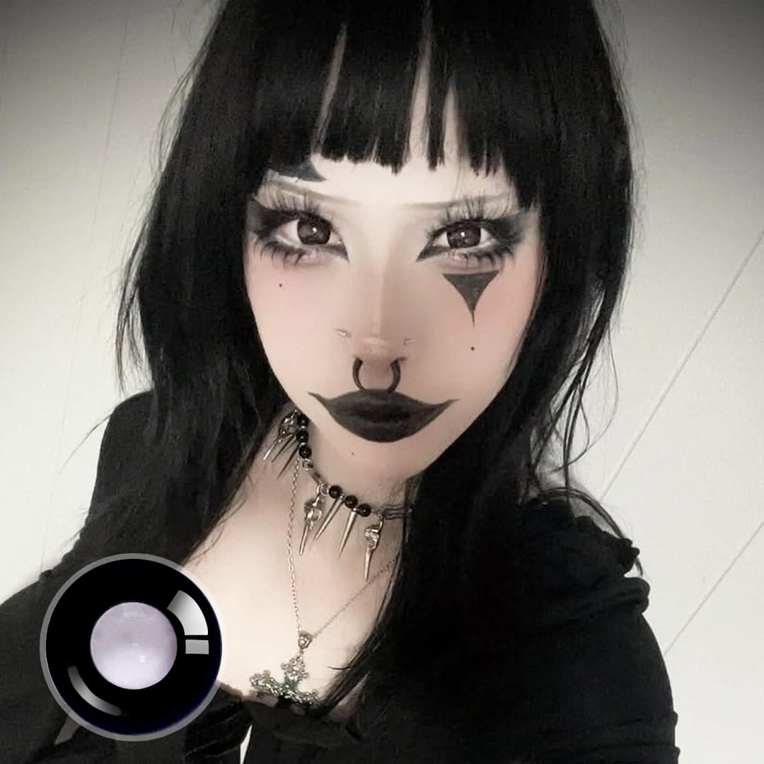 Gothdoll's Dollie Darknight Black Contact Lenses