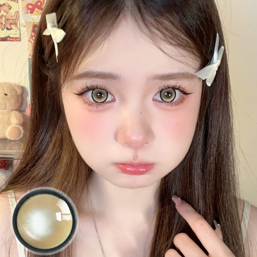 Cocoa Bunny Contact Lenses