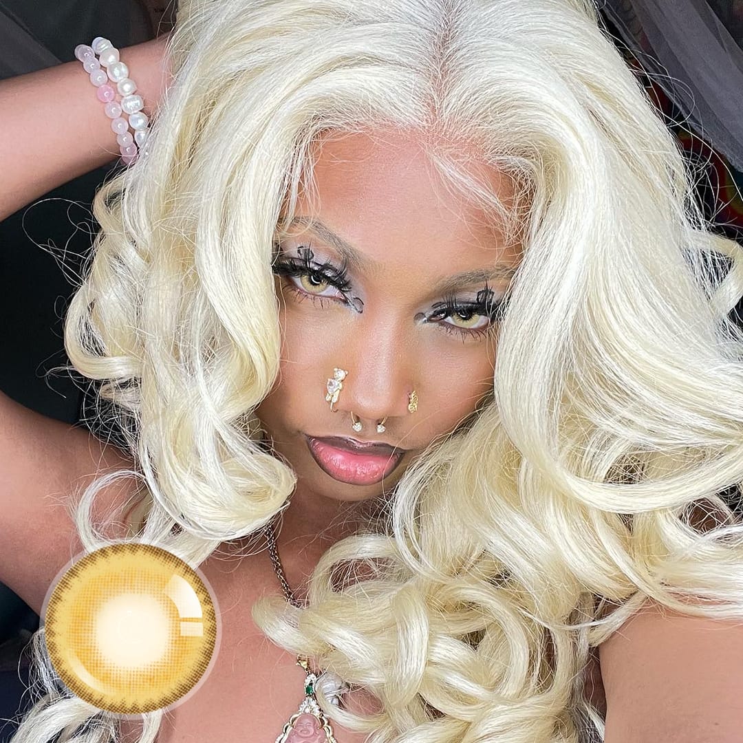 Curly Girl Contact Lenses