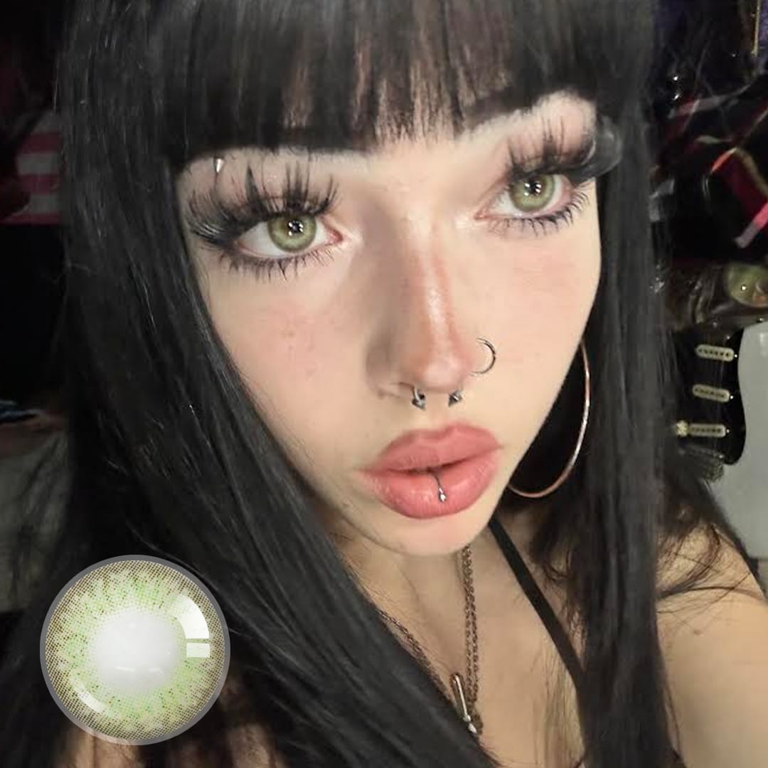 Classy Green Contact Lenses