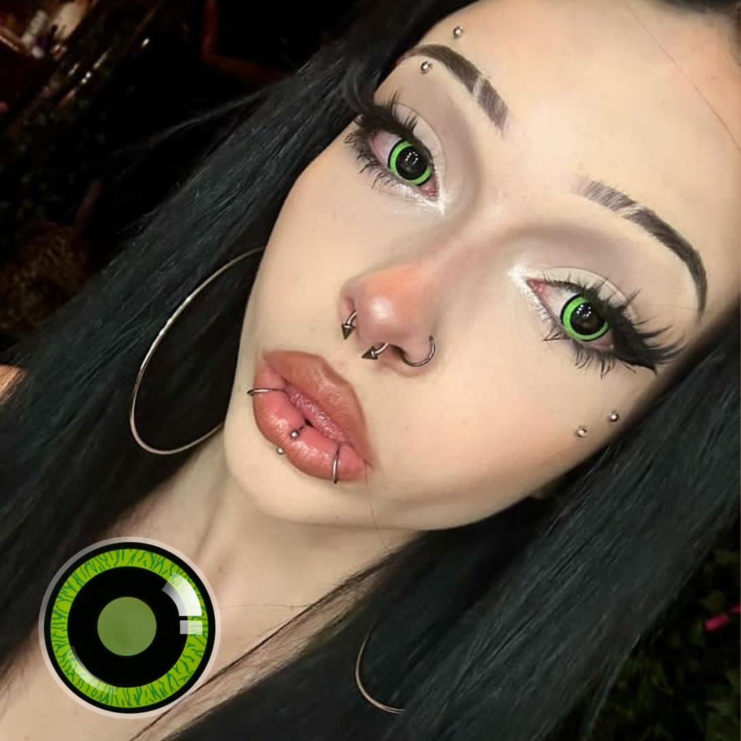 Koy Dilated Green Contact Lenses(12 months of use)