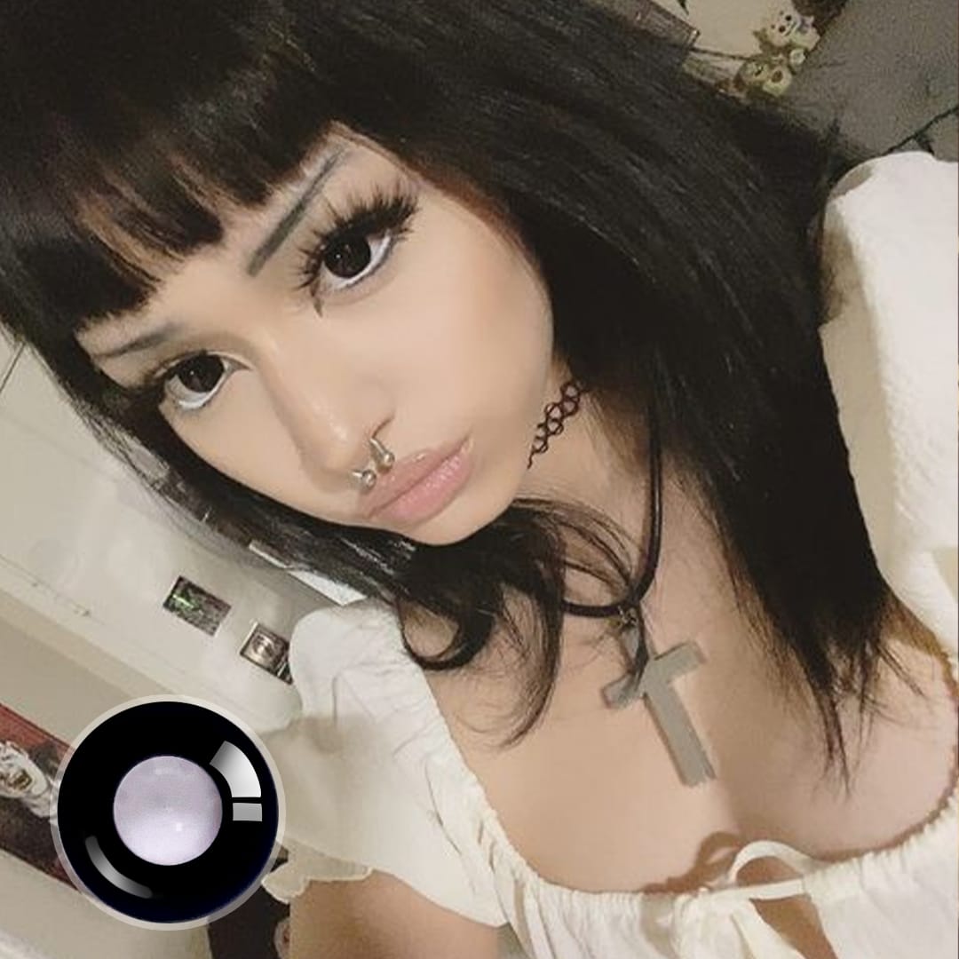 Elizabeth's Dollie Darknight Black Contact Lenses
