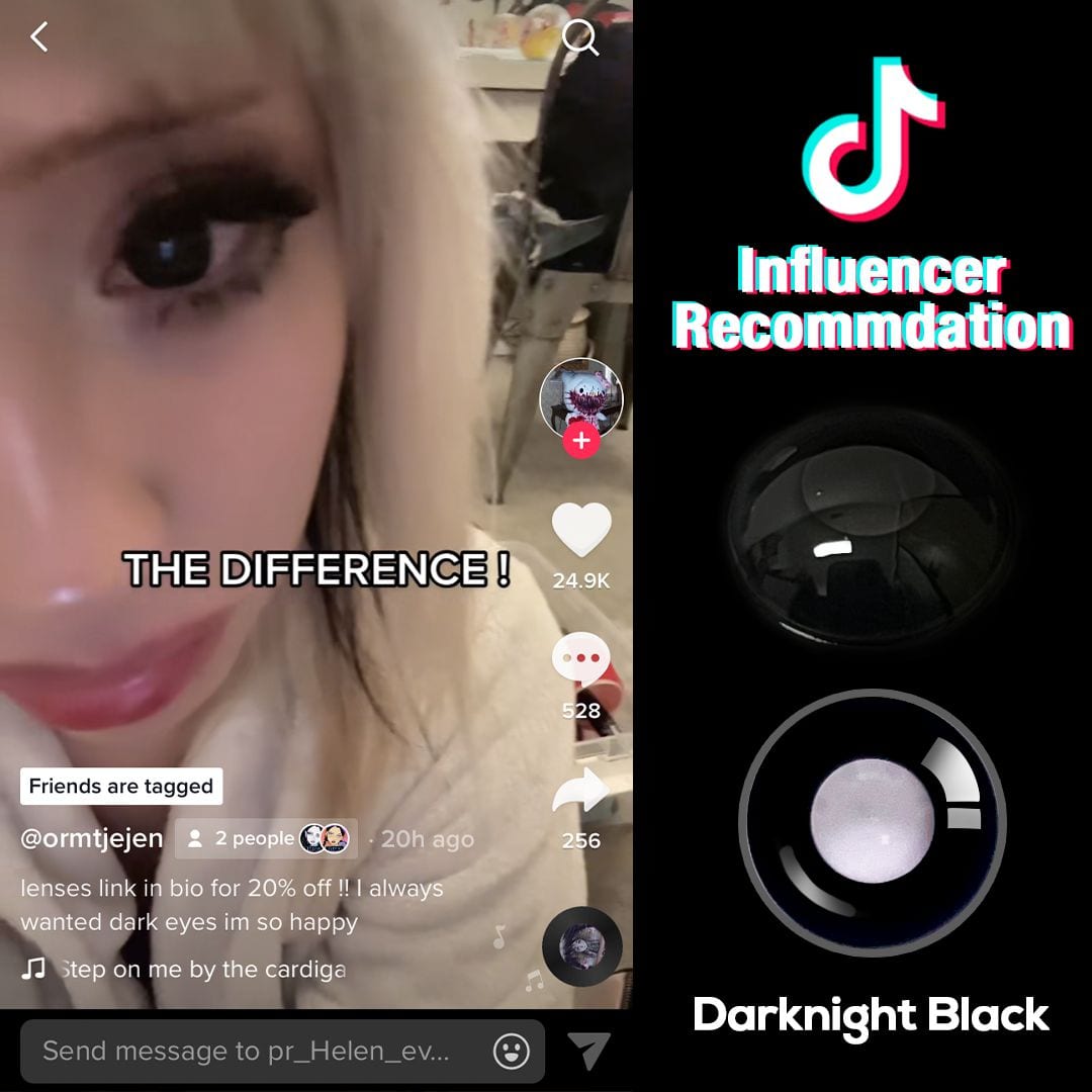 Liliana's Darknight Black Contact Lenses