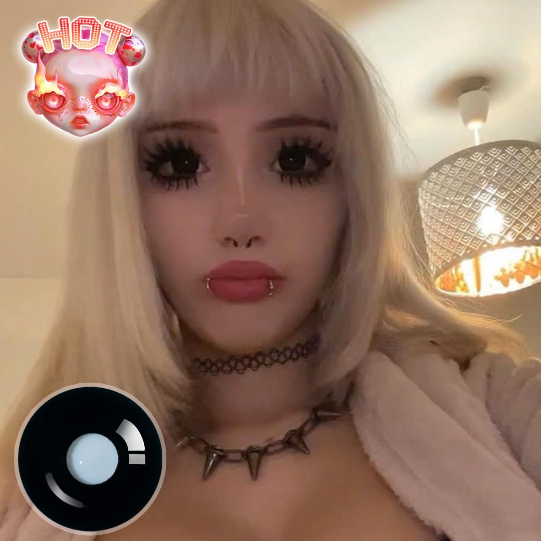 Linn's Sullen Doll Eye 17mm Mini Sclera Contact Lenses