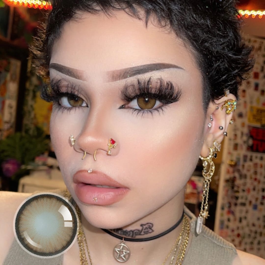 Amber Brown Contact Lenses