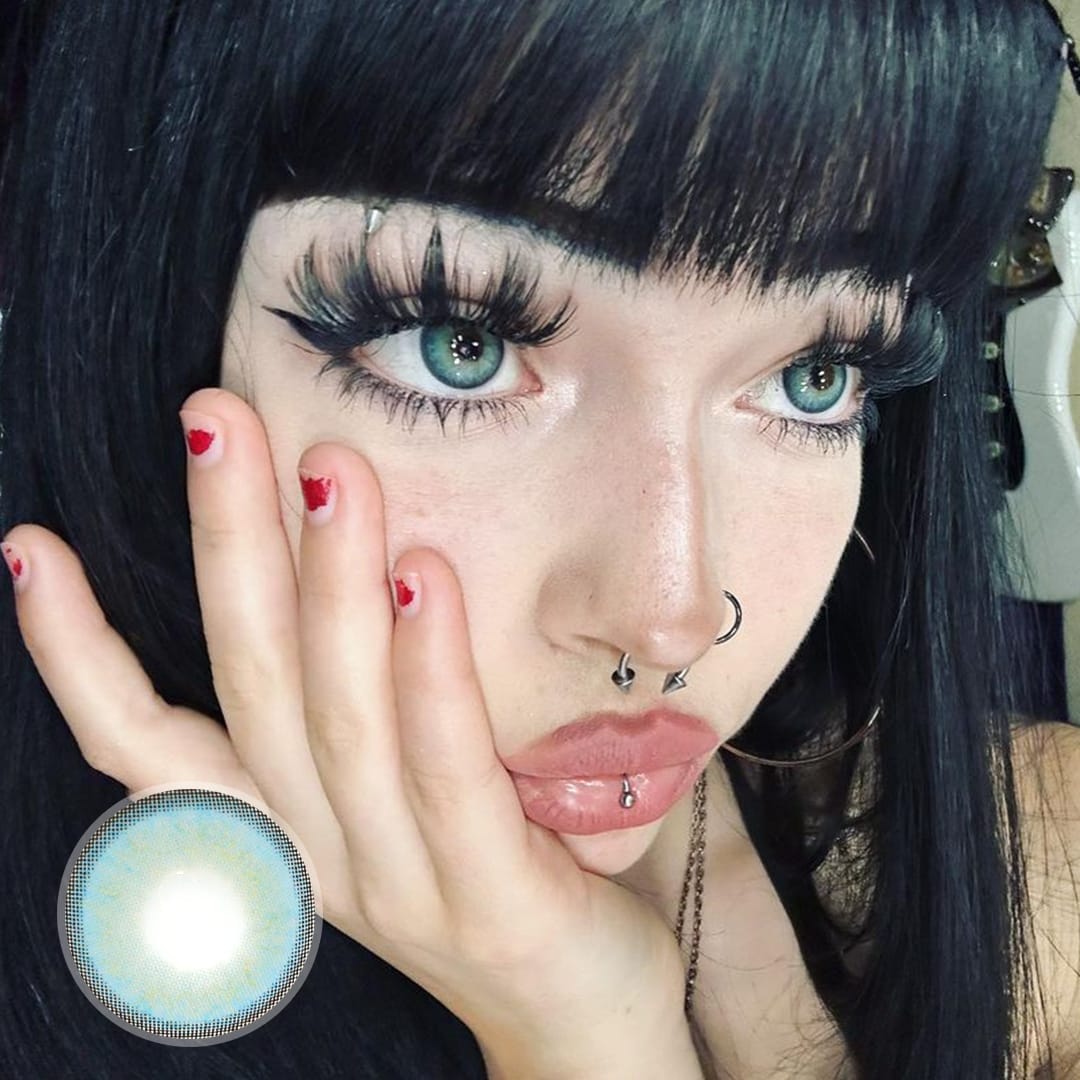 Koy Himalaya Blue Contact Lenses(12 months of use)
