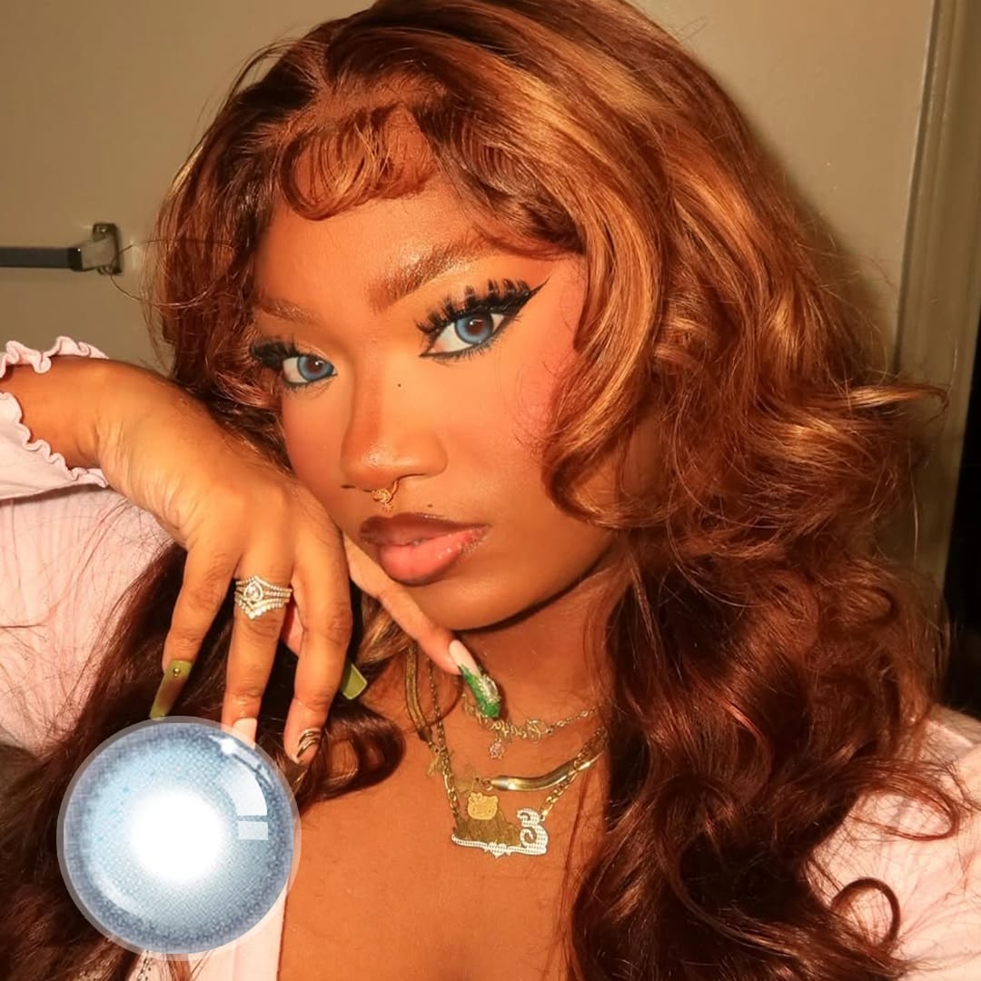 Airy Blue Contact Lenses