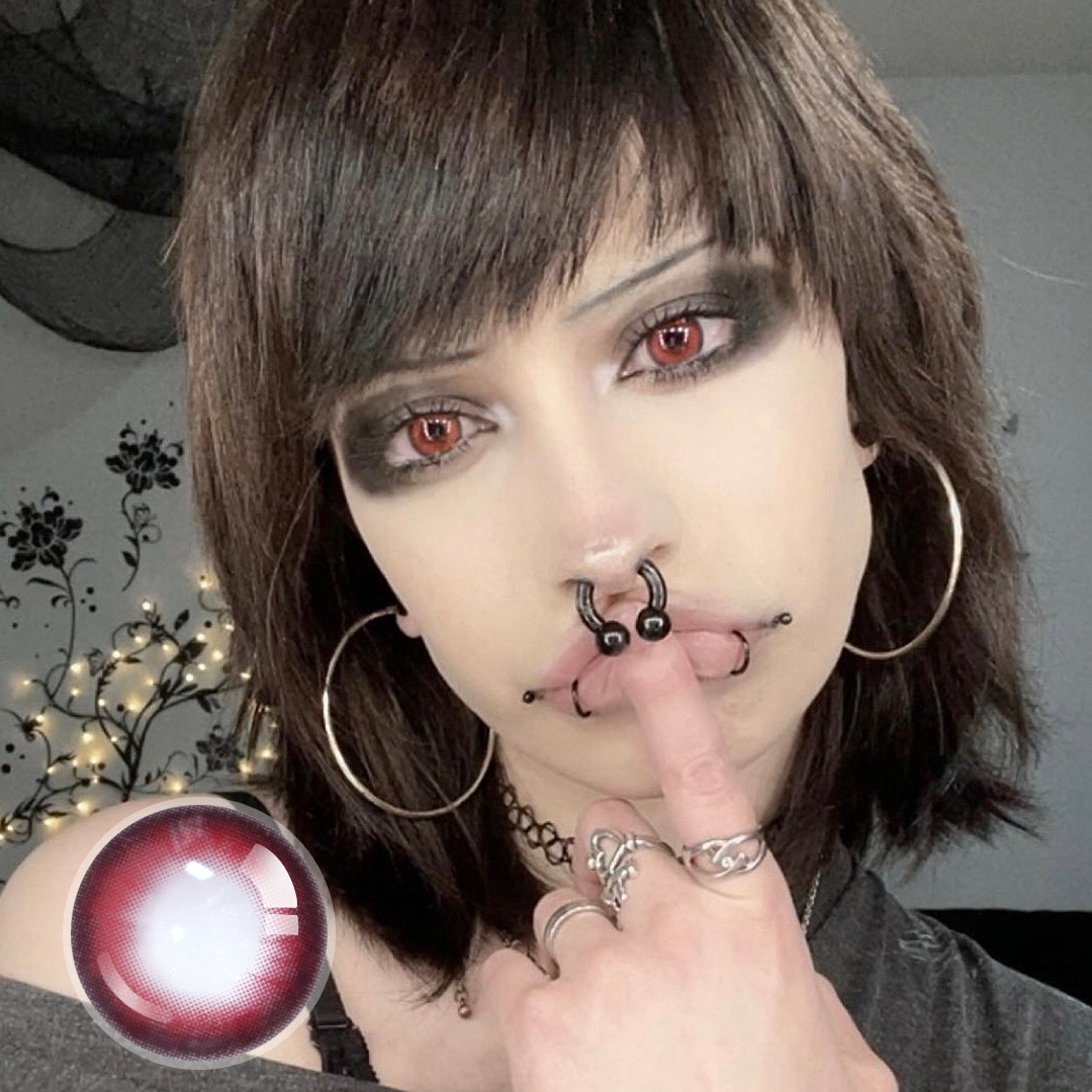 Ava's Spicy Red Contact Lenses