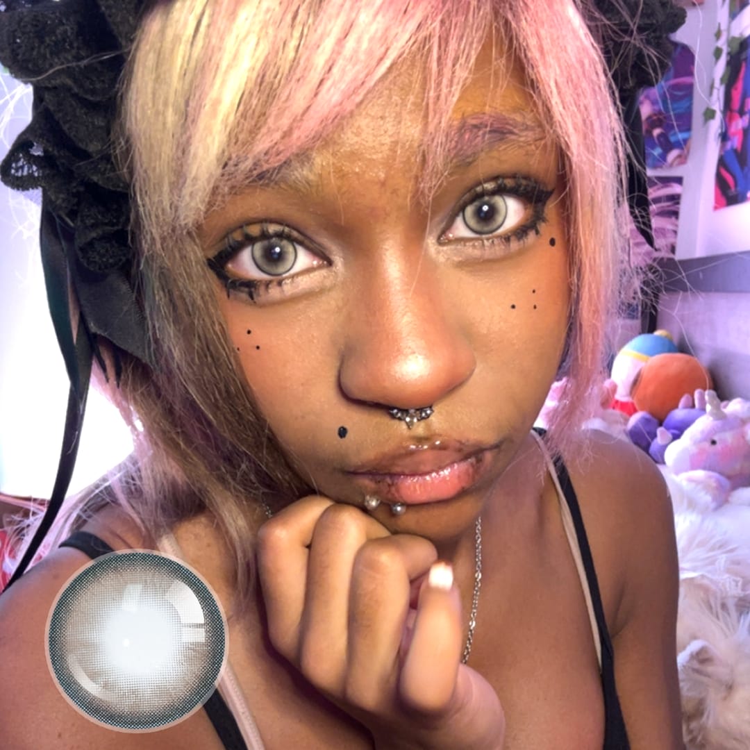 Soda's Meta Grey Contact Lenses