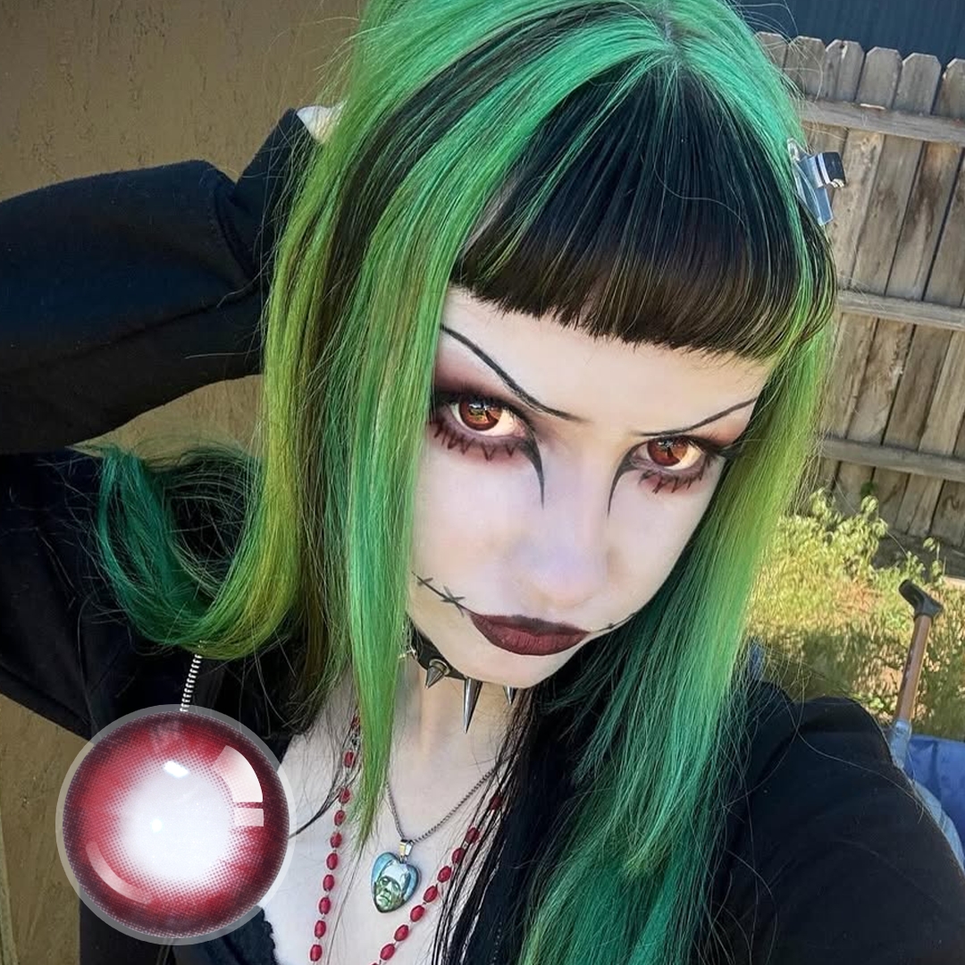 Lobotomy's Spicy Red Contact Lenses