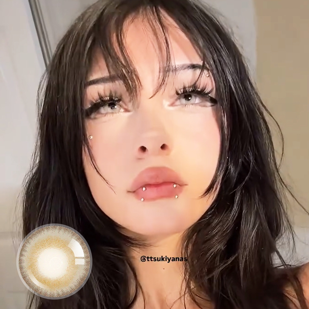 Tsukiyana's LA Girl Grey Contact Lenses