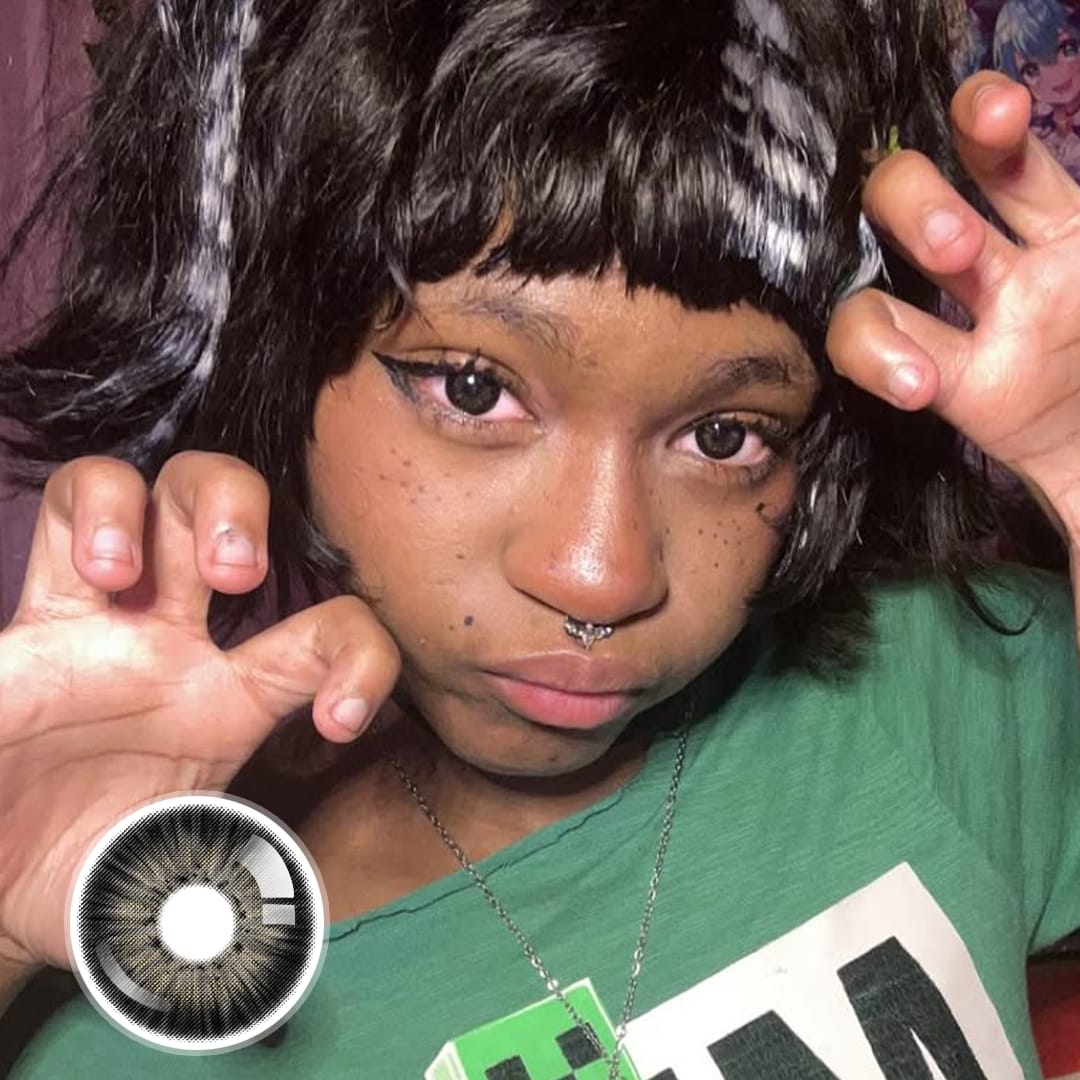 Soda's Gyaru Black Contact Lenses