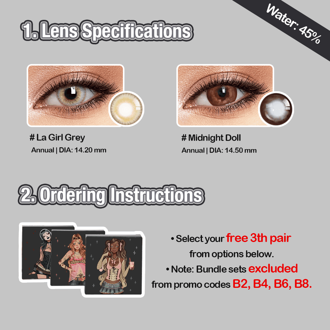 Brown&Dark Eyes Brilliance Set (Customized✨)