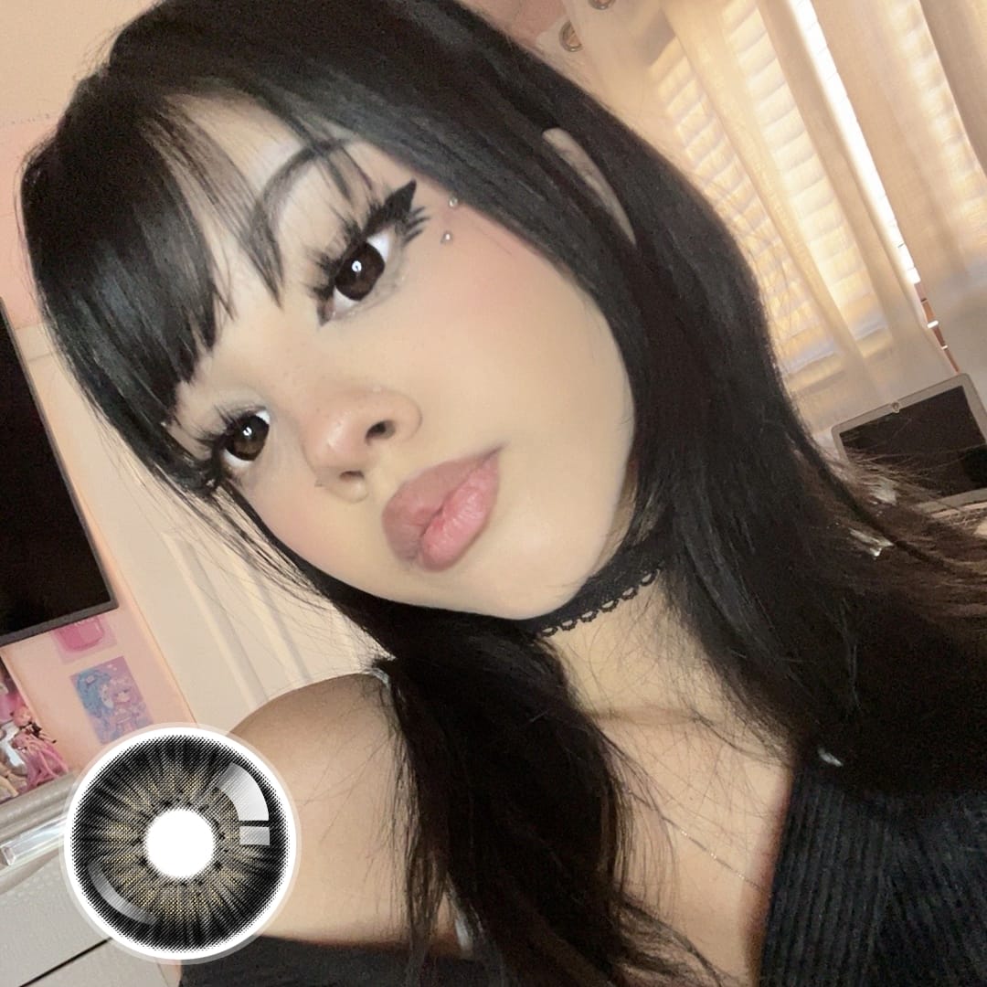 Relapsedteen's Gyaru Black Contact Lenses