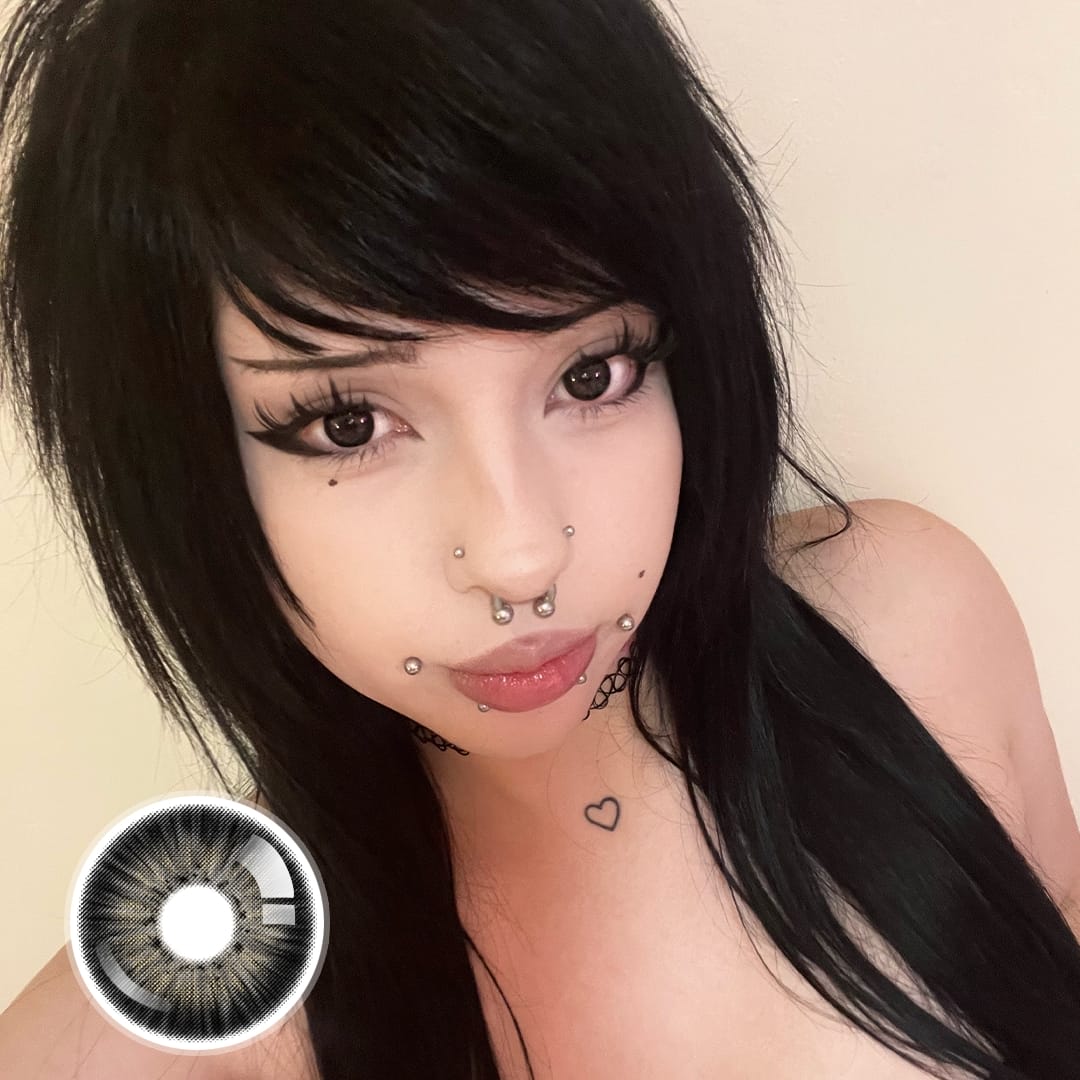 Poopie's Gyaru Black Contact Lenses