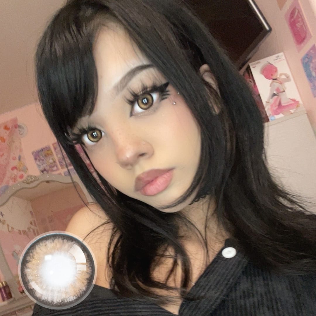Relapsedteen's Baby Doll Brown Contact Lenses