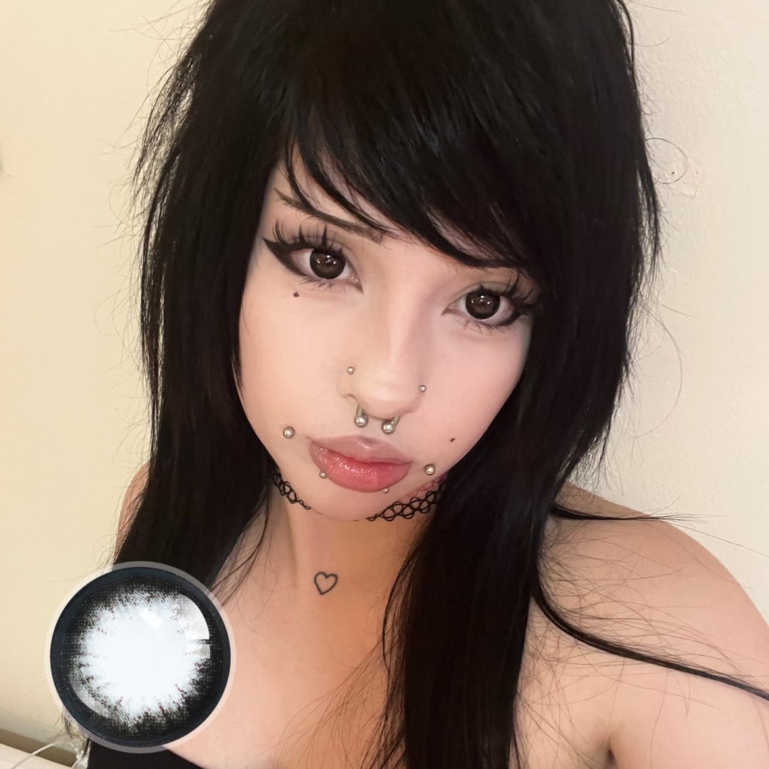 Poopie's Twinkle Black Contact Lenses
