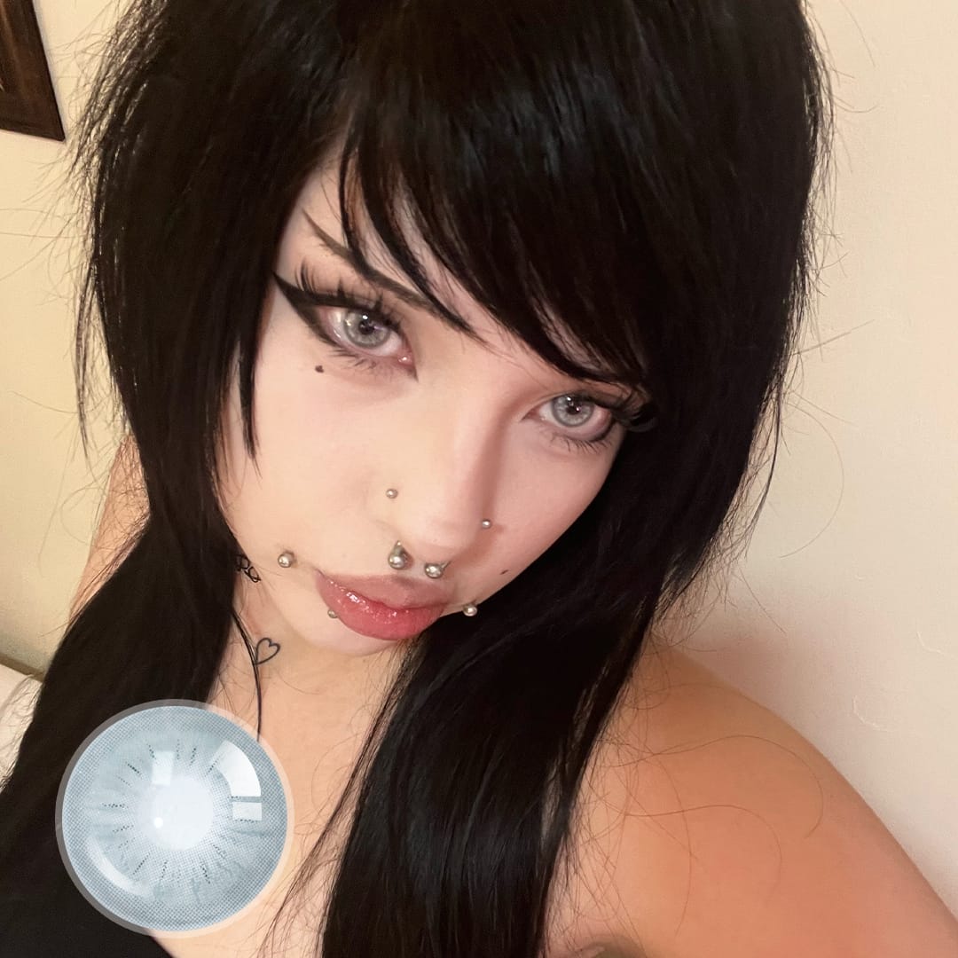 Poopie''s No Where Grey Contact Lenses