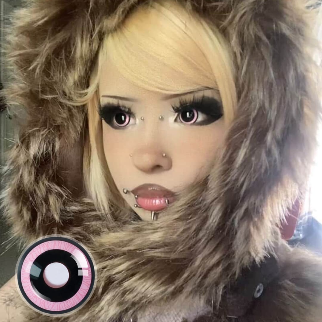 Blondbrrymochi's Pink Panther Contact Lenses
