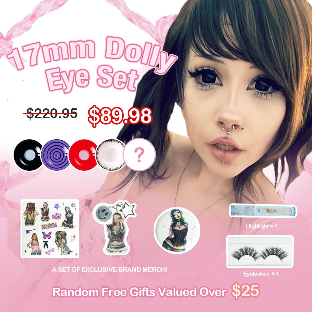 5 Pairs X 17mm Dolly Eye Eye  Set (Customized✨)