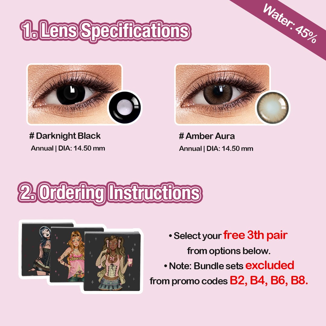 3 Pairs X Large Pupil Set (Customized✨)