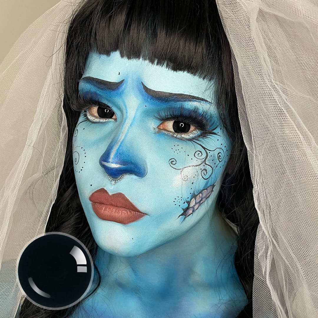 Blind Black Hole (Halloween) Contact Lenses