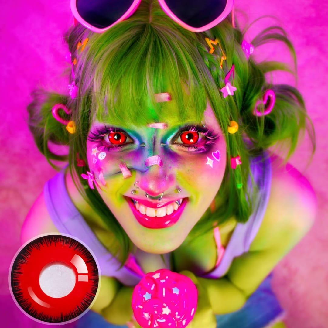 Nightmare Mini Sclera (Halloween) Contact Lenses (17MM)