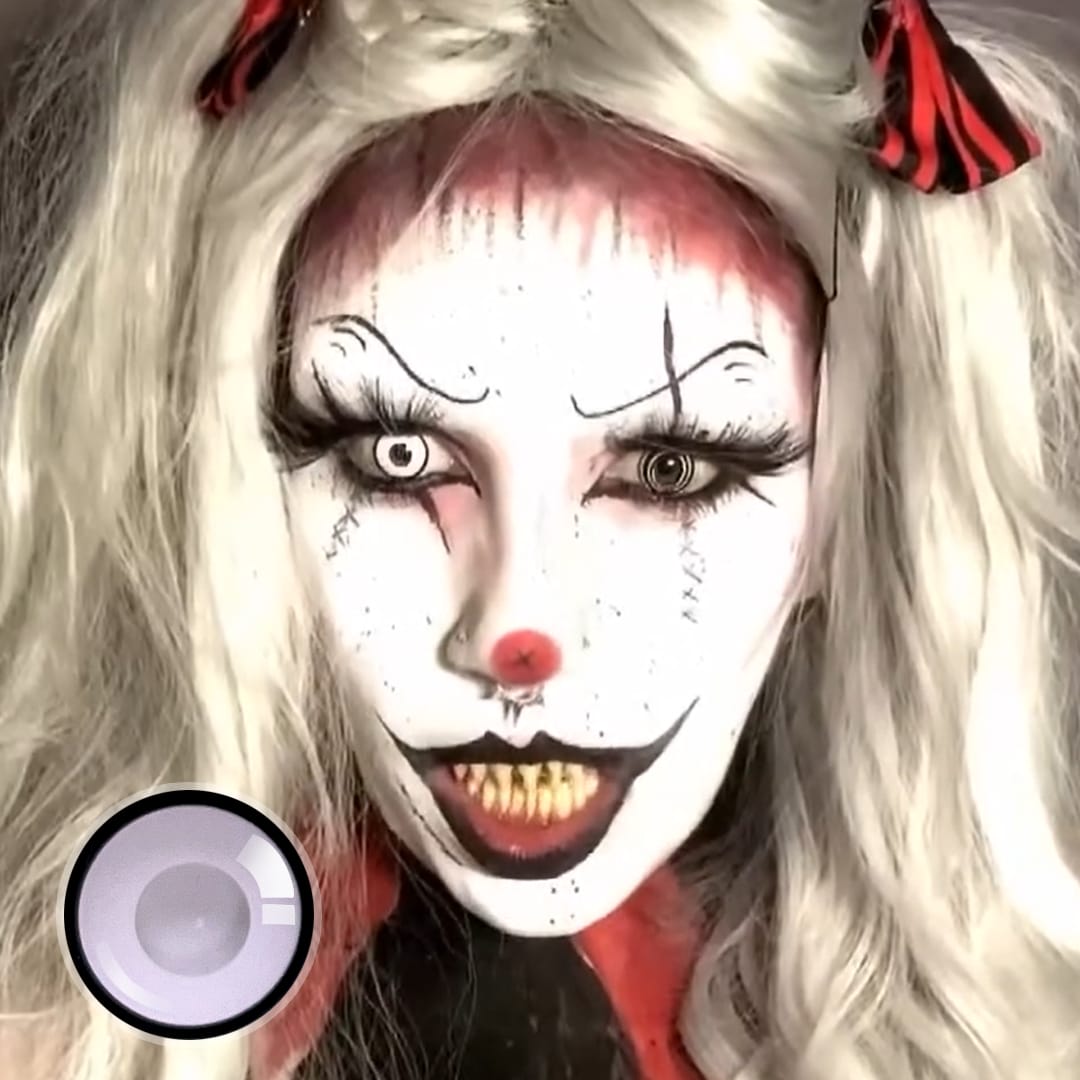 Vampire White (Halloween) Contact Lenses
