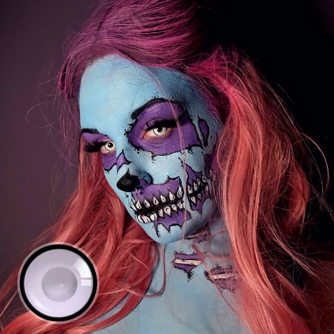 Vampire White (Halloween) Contact Lenses