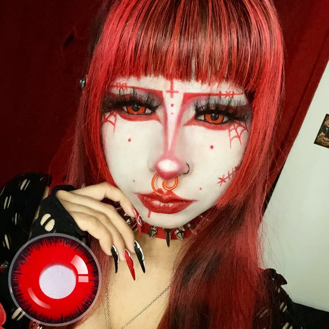 Nightmare Mini Sclera (Halloween) Contact Lenses (17MM)