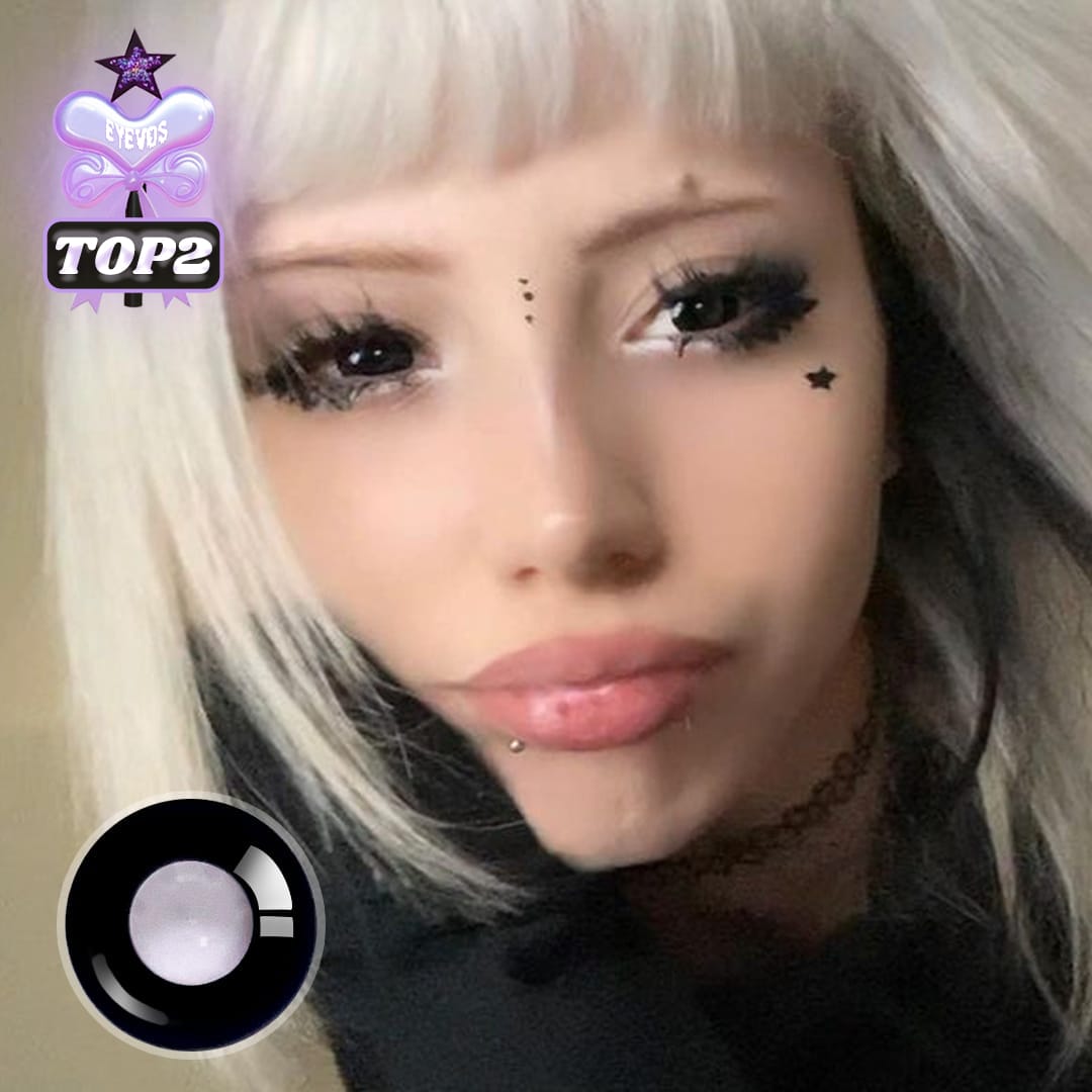 Linn's Dollie Darknight Black Contact Lenses