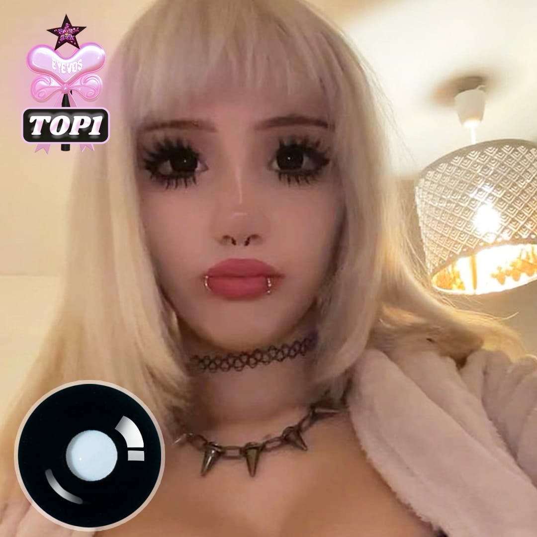 Linn's Sullen Doll Eye 17mm Mini Sclera Contact Lenses