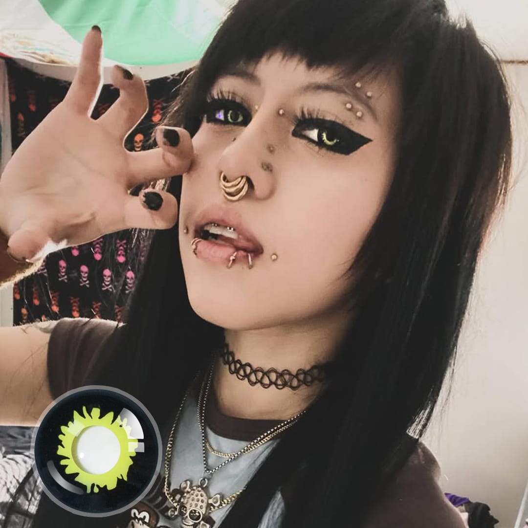 Zombie Green Contact Lenses