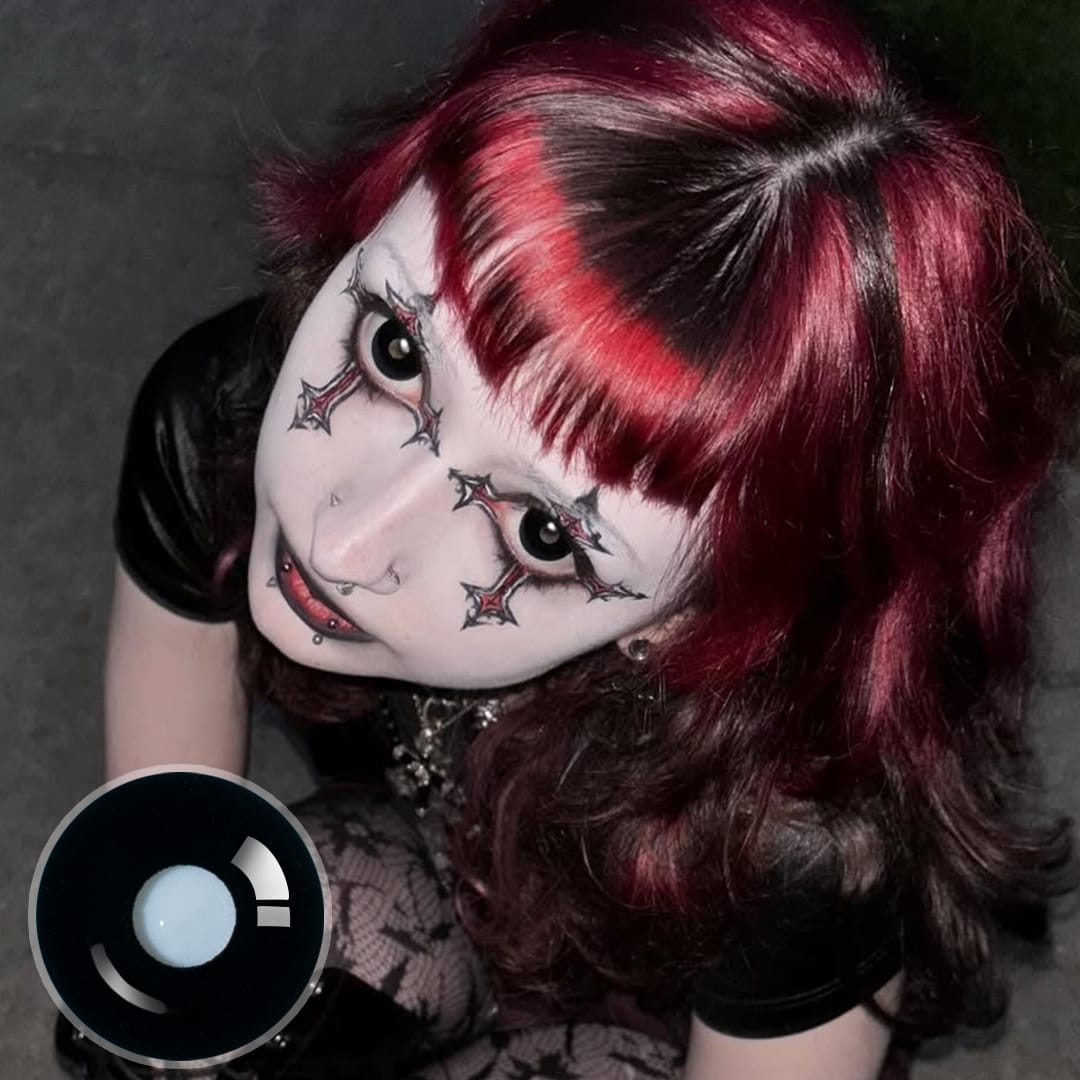 Sammy's Sullen Doll Eye 17mm Mini Sclera Contact Lenses