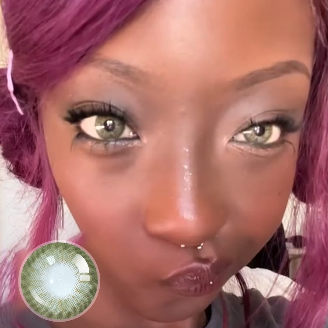 Portal's Moss Green Contact Lenses