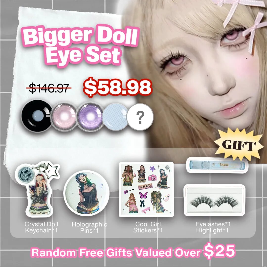 5 Pairs X Bigger Doll Eye Set | Enlarge | 17mm (Customized✨)