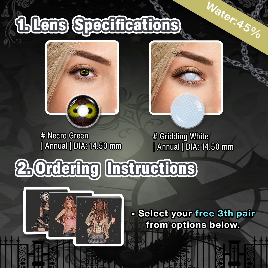 3 Pairs X Bigger Dolly Eye Halloween Set | Enlarge (Customized✨)