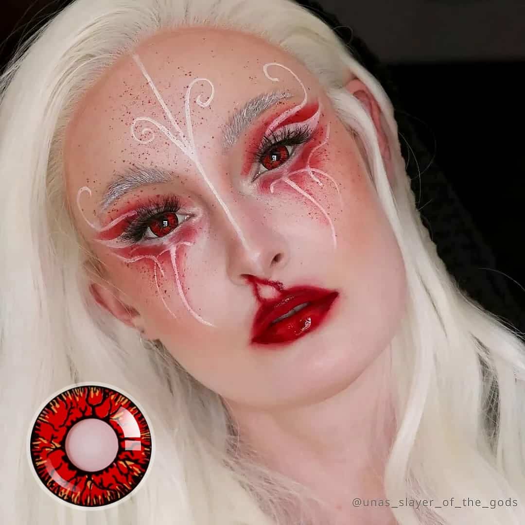 Dangerous Ruby Contact Lenses