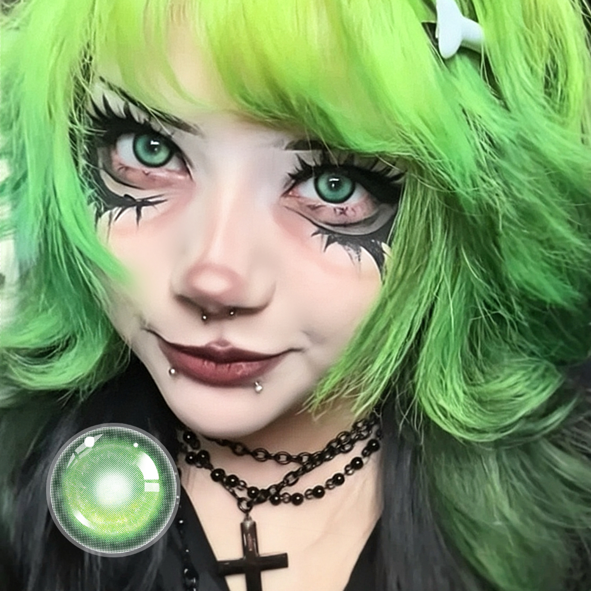 ayleensosleepyy X Lime Fizz Green | Enlarge | 1 Year