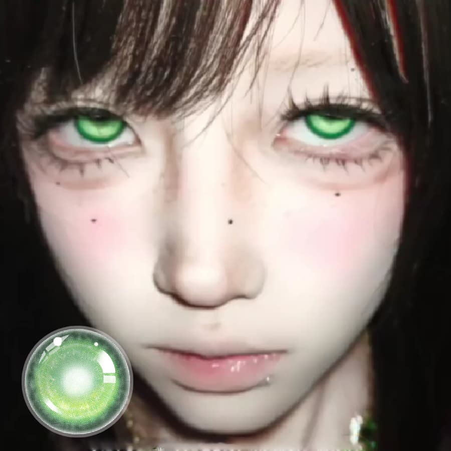 Lime Fizz Green Contact Lenses