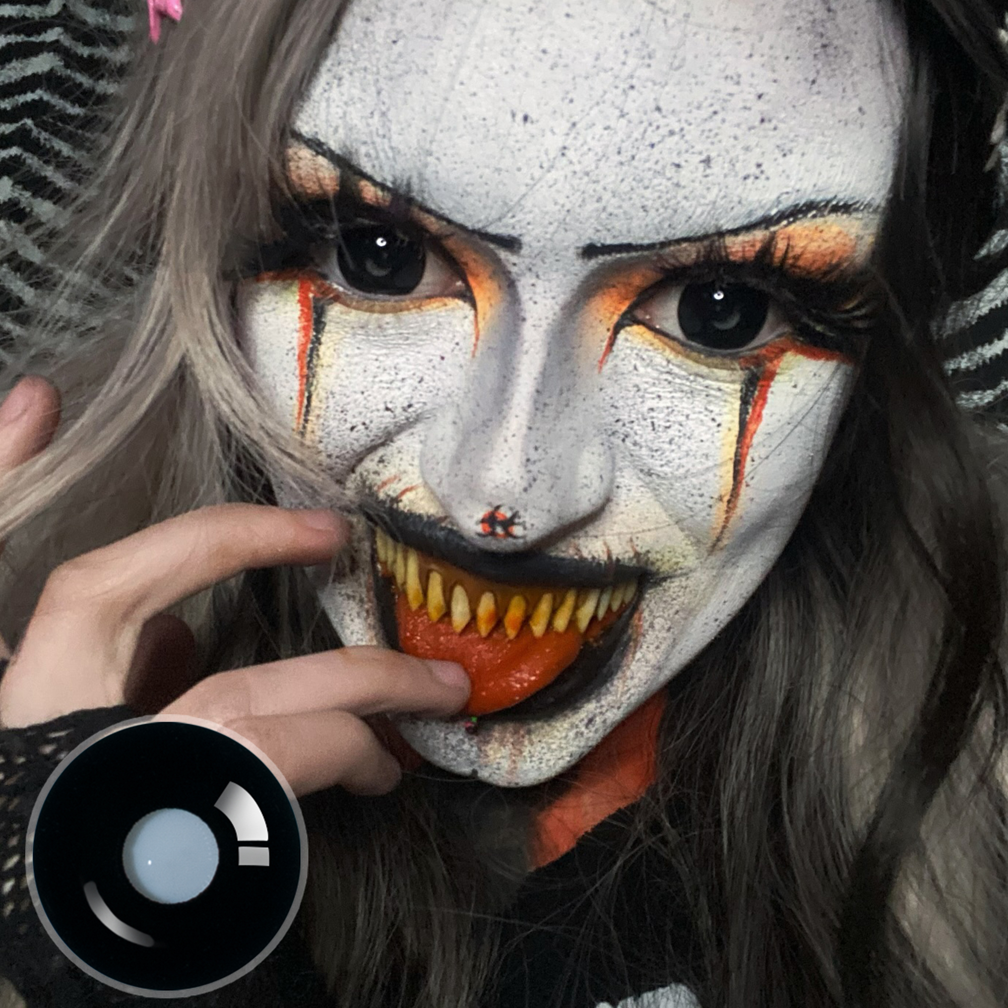 jadeefrano X Sullen Doll Eye (Halloween) | Enlarge | Black | 17mm | 1 Year