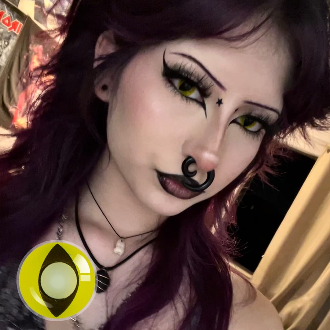 Reptile Glow Colored Contact Lenses