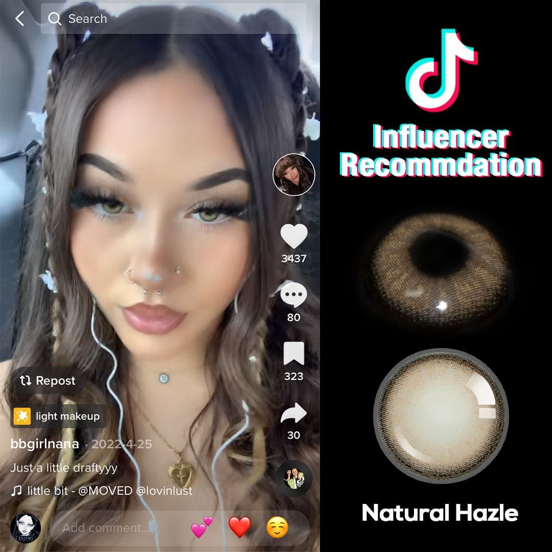 Natural Hazle Contact Lenses