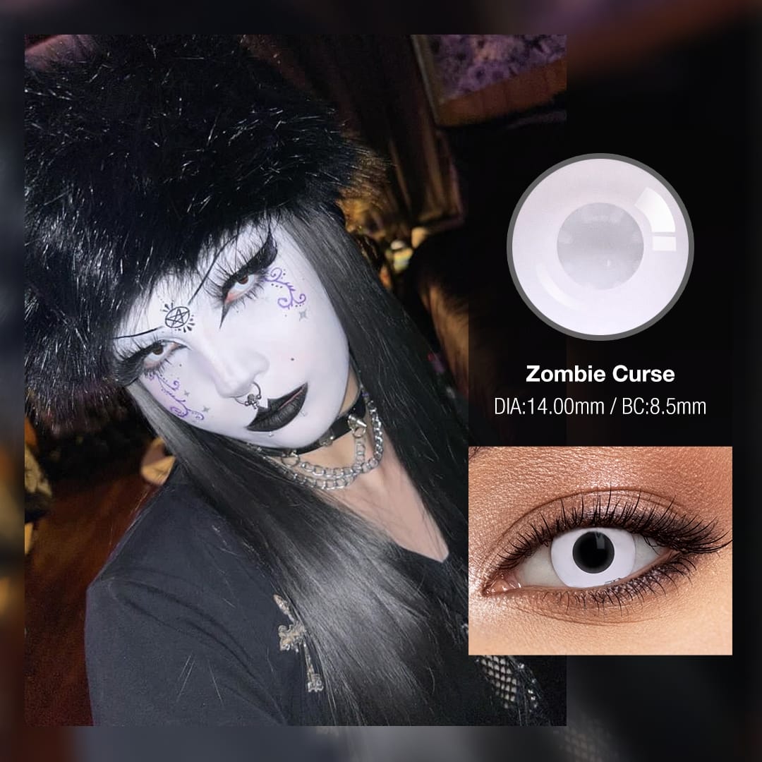 Zombie Curse Colored Contact Lenses