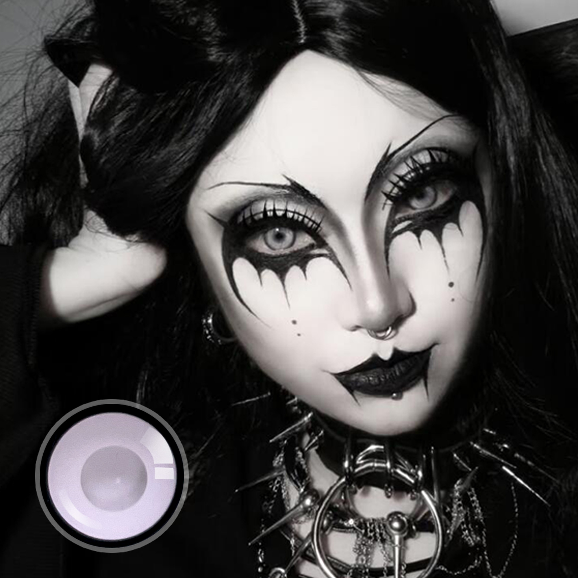 Vampire White Contact Lenses
