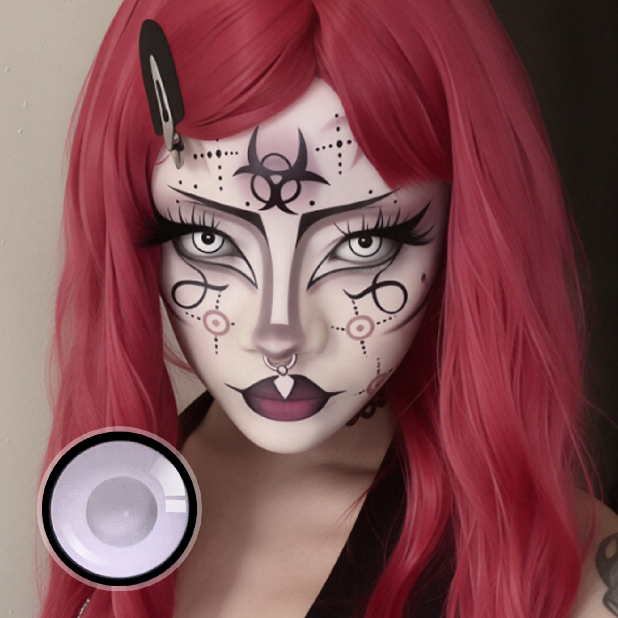 weirddoll.exe X Vampire White Contact Lenses