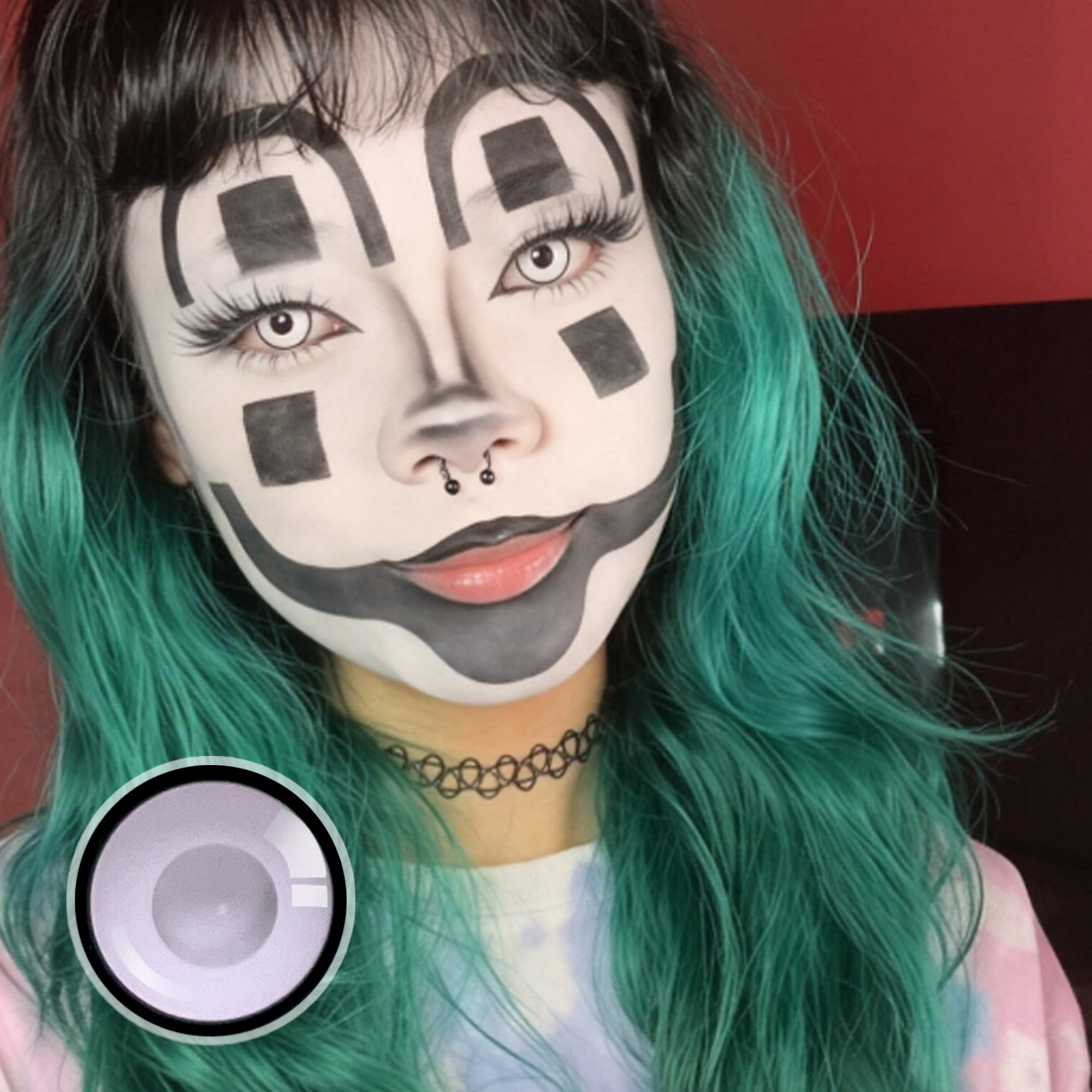 weirddoll.exe X Vampire White Contact Lenses