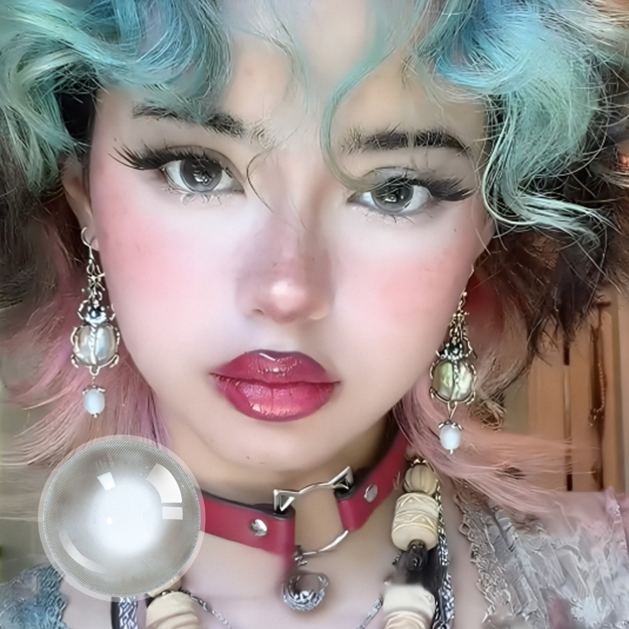 booskloos X Bubble Dream Contact Lenses