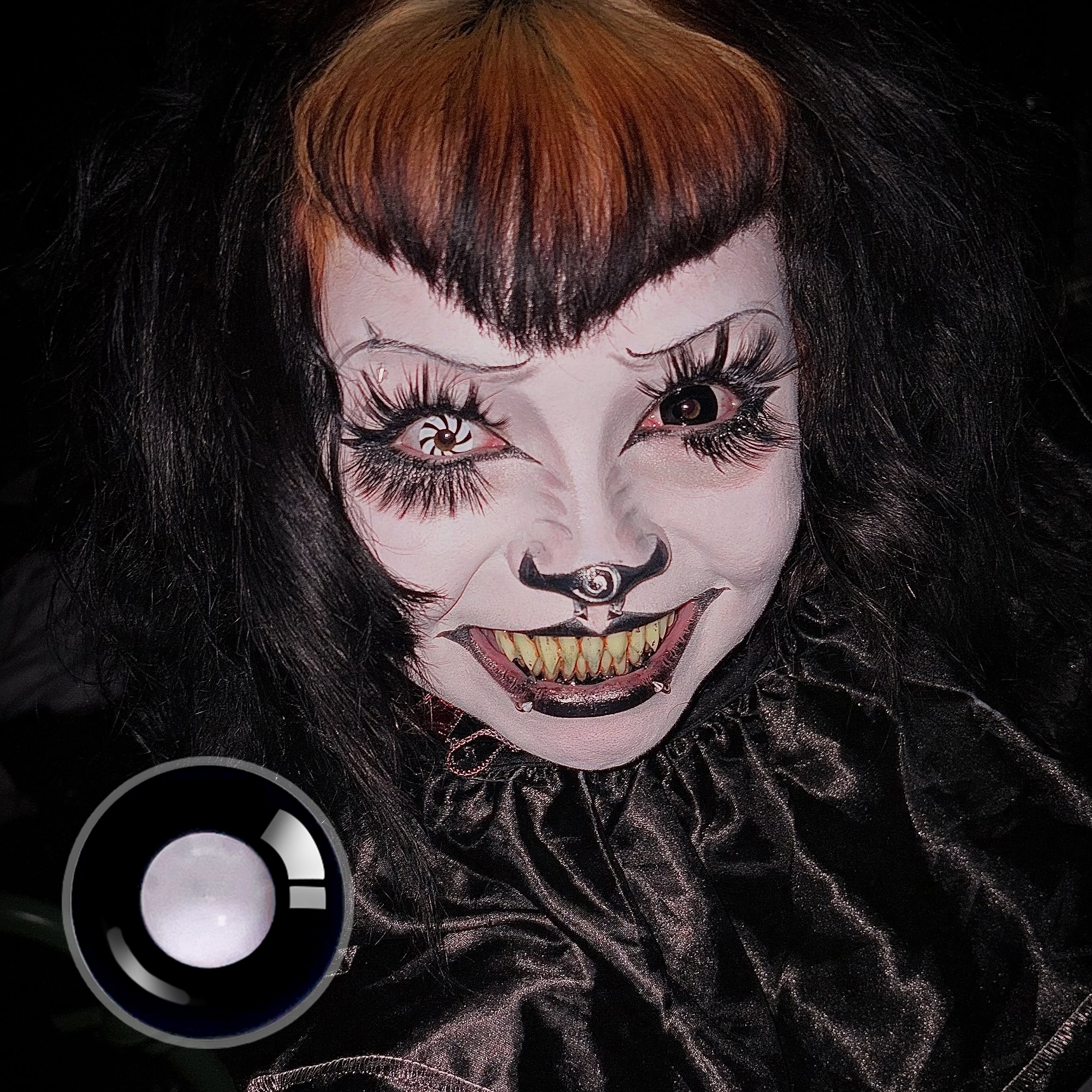 carafrancese X Dollie Darknight Black (Halloween) | Dolly | 14.5mm | 1 Year