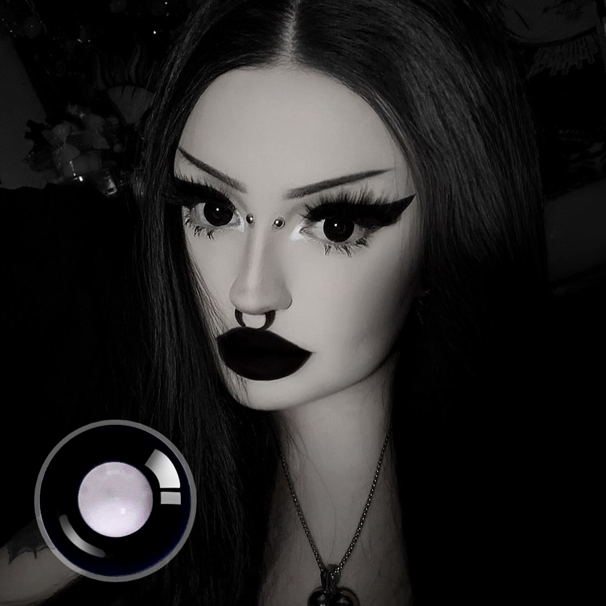 hexedangeldoll X Dollie Darknight Black (Halloween) | Dolly | 14.5mm | 1 Year